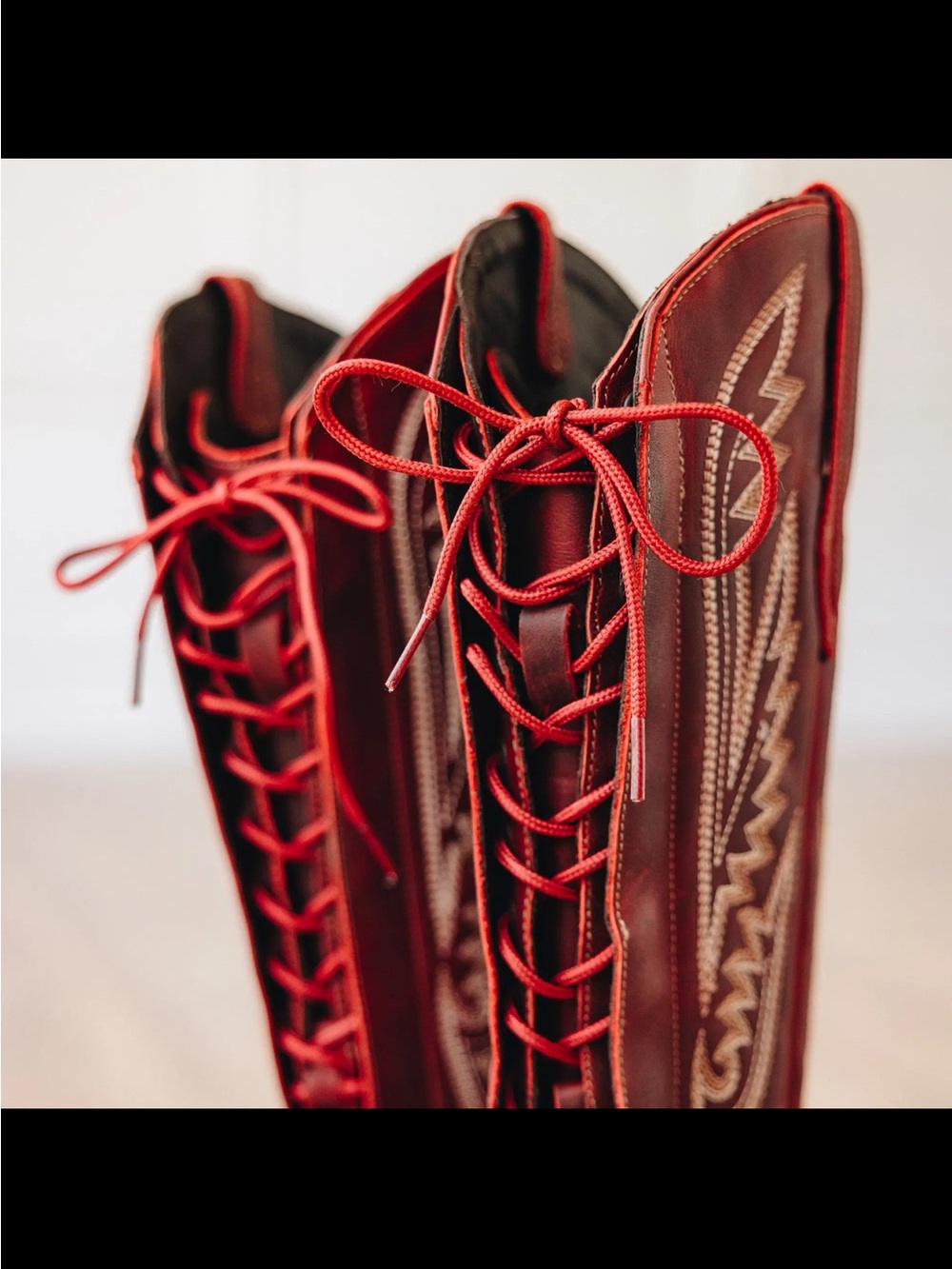 Lane Monica smoldering ruby size 8 cowboy boots! - Picture 9 of 17